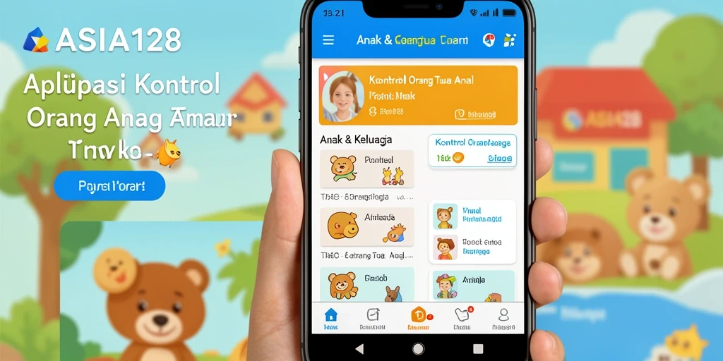 Antarmuka ASIA128 yang ramah pengguna untuk kontrol orang tua.