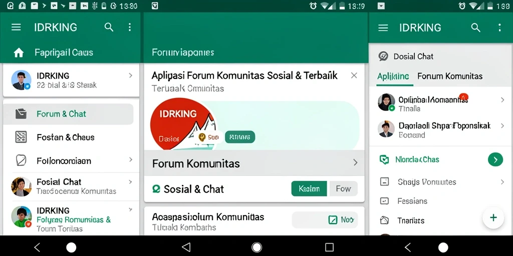 Tampilan antarmuka aplikasi IDRKING yang menarik dan ramah pengguna.