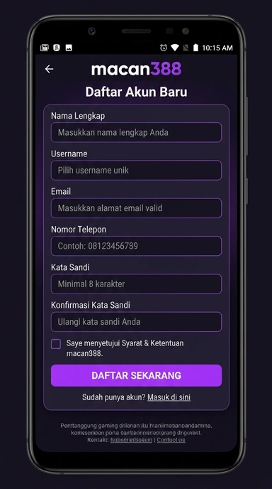 Cara Mudah Buat Akun Baru macan388